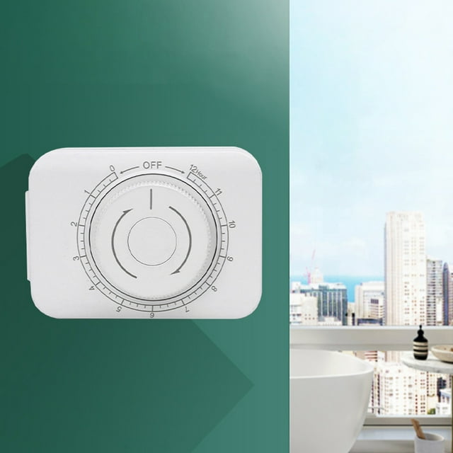 Light Timer, Plug and Play Auto Off Timer Switch Socket US Plug 125V for Home Appliances