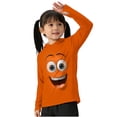 thumbnail image 6 of HAOTAGS Kids Sun Protection Hoodie,UV Protection Fabric Long Sleeve Hooded Design Breathable Stretch Blend Orange 5-6T, 6 of 6