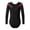 Hot Pink-A, variant on IEFIEL Girls Long Sleeves V Neck Shiny Glitters Gymnastics Dance Leotard,Sizes 6-16 Hot Pink-A 10