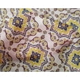 thumbnail image 4 of oneOone Silk Tabby Fabric Floral Ikat Print Fabric By Yard 42 Inch Wide, 4 of 4