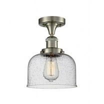 Innovations Lighting - Bell Cage - 1 Light Semi-Flush Mount In Industrial