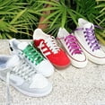 thumbnail image 2 of 2 Pairs Glitter Shoe Laces for Shoes Womens Platform Slip On Fashion Sneaker, 2 of 8