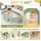 thumbnail image 3 of Bañera Plegable para Bebé Orzbow para Niños con Base Antideslizante Verde, 3 of 6