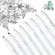 thumbnail image 2 of Bolígrafo de punta fina Ohuhu Micro Drawing, 8 puntas, resistente al agua, 2 of 9