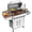 5+1 Burner, variant on SIXDAY 68,000 BTU 5-Burner Propane Gas Grill with Side Burner, 647 sq.in Cooking Area, Stainless Steel BBQ Grill with Warming Rack and Food Clip