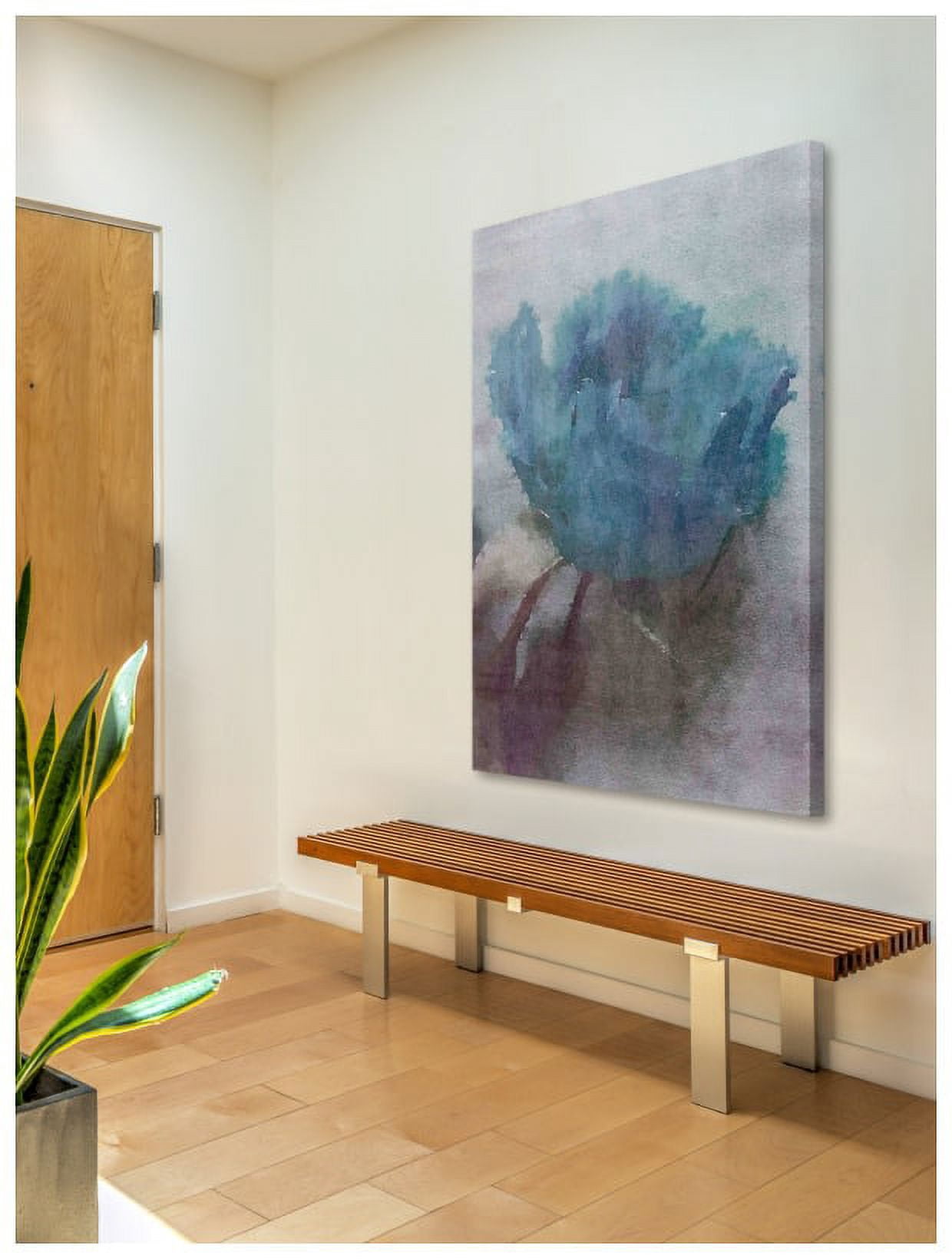 Marmont Hill - "Midnight Blue 4" by Irena Orlov Painting Print on Wrapped Canvas