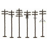 Lionel 6-37939 O Scale Detailed Telephone Poles (Pack of 6)