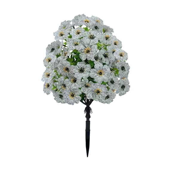 Artificial Eucalyptus Garden Stake, UV Resistant Flower for Outdoor Yard Decor