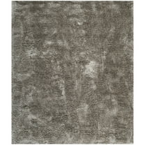 SAFAVIEH Martha Stewart Shag MSR0562B Handmade Silver Rug