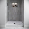 thumbnail image 2 of Streamline NTM-614-36MB-AL 36 in. x 36 in. Alcove Acrylic Shower Base in Matte Marble with Center Drain, Drain Included, 2 of 4