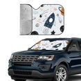 thumbnail image 3 of Kdxio Cartoon Planets Print Front Windshield Sun Shade,Folding Auto Sunshade for Car Truck SUV-Small, 3 of 7