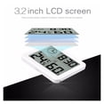 thumbnail image 3 of Thermohygrometer Simple Smart Home Electronic Digital Thermometer Hygrometer LCD Wall Clock ,Fast Response, 3 of 6