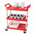thumbnail image 5 of Contenedor de plástico para cubiertos de 4 compartimentos de Commercial Products, capacidad de 2 libras, color gris, suministros para uso en restaurantes y cocinas, 5 of 5