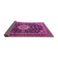 thumbnail image 2 of Ahgly Company Indoor Square Medallion Pink Traditional Area Rugs, 3' Square, 2 of 4