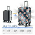 thumbnail image 6 of Balery Luggage Cover Popcorn On Blue Lines Print Suitcase Covers for Luggage Elastic Washable Suitcase Protector Fits 18-32 Inch Luggage-Small, 6 of 9