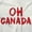 White, variant on Oh Canada National Anthem CAN Native Zip Up Hoodie Men's Women's Brisco Brands M