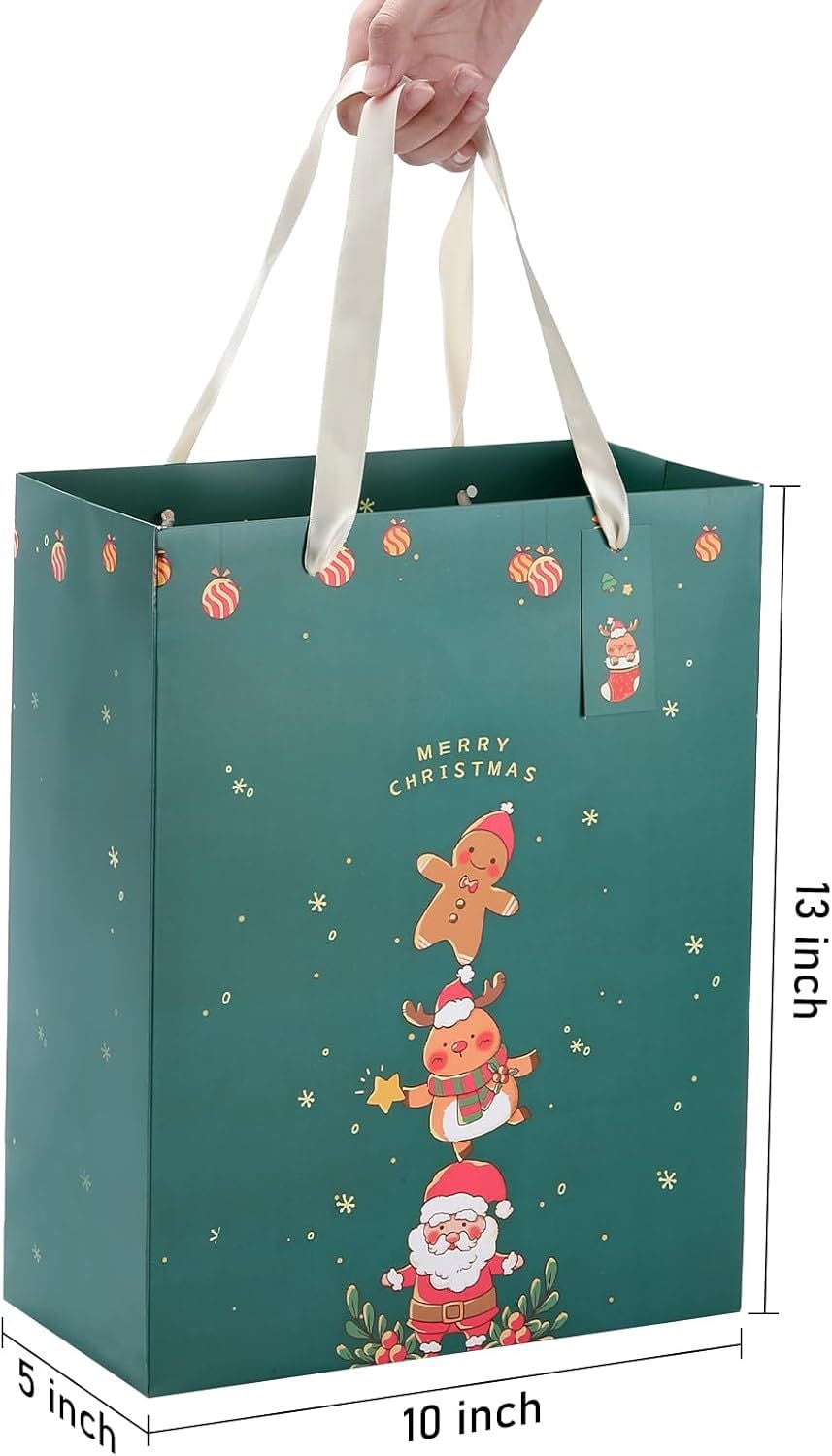 Gift Bag, 13" Large Flower Gift Bag, For Easter, Birthdays, Bridal Showers, Weddings, Baby Showers, Mother's Day, 10" x 5" x 13" with Tissue Paper Visit the Sawnfay St