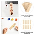 thumbnail image 6 of 30 Sets Wooden Blank Bookmark Unfinished Hangtags Bamboo Decor Lettering Primary School, 6 of 6