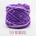 thumbnail image 1 of Nvzi Hilo de algodón para ganchillo, hilo fino para tejer a ganchillo, hilo de poliéster suave y duradero para tejer a mano y proyectos de manualidades, hilo, 2 rollos. Morado + Rosa, 1 of 4