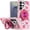 10, variant on For Samsung s26 Ultra Metal Diamond CD Pattern Design Matte Finished Hybrid with Rotational Ring [Car Mount Friendly] Case - Cats