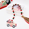 thumbnail image 4 of Baywell Christmas Beads Garland Christmas Wood Bead Garland Xmas Farmhouse Beaded Garland Christmas Fall Bead Garland, 4 of 4