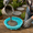 Blue, variant on Sunflower Embossed Stepping Stone Mold, Reusable DIY Concrete Cement Paver Mold for Outdoor Garden Walkway Patio Decor 9.84in Blue