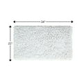 thumbnail image 2 of Knightsbridge Melbourne 220 GSF Non Skid Back Bath Rug 21 x 34 - White, 2 of 2