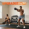 thumbnail image 3 of Yes4All 80 lbs Kettlebell Heavy Cast Iron Solid Smooth Handle Weights for Women/Men, Strength Training Equipment, 3 of 7
