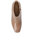 thumbnail image 4 of Journee Womens Kelssa Square Toe Kitten Heel Ankle Booties, Widths Available, 4 of 9