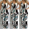 thumbnail image 2 of Sinhoon Women Summer Casual Sleeveless Jumpsuit Loose Wide Leg Pants Suit Playsuit Size, 2 of 5