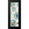 thumbnail image 2 of Reeves, Tom 9x18 Black Modern Framed Museum Art Print Titled - Suzani Blue III, 2 of 5