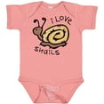 thumbnail image 3 of Inktastic I Love Snails Boys or Girls Baby Bodysuit, 3 of 5