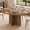 Walnut, variant on 43.3''-59'' Extendable Round Dining Table for 4-8, Modern Kitchen Oval Dining Table with Removable Leaves, Dinner Table for Dining Room, Kitchen