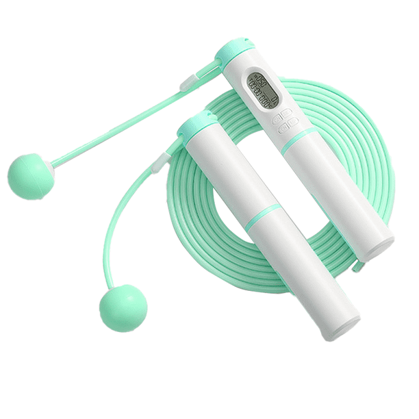Cuerda de saltar de entrenamiento con contador de calorías para entrenar adultos niños fitness movimiento ajustable MFZFUKR CPB-DE-SSW1096-1