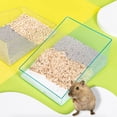 thumbnail image 4 of Hamster Bathtub Large Space High-strength Proper Height Smooth Edges Comfortable Environment Superior Habitat Transparent Acrylic Hamster Sand Bathroom for Small Pets, 4 of 7