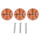 thumbnail image 1 of Juego de 3 pomos de baloncesto para gabinete, cocina, hogar, tipo bola, cajón de un solo orificio, mango de cerámica, 1 of 5