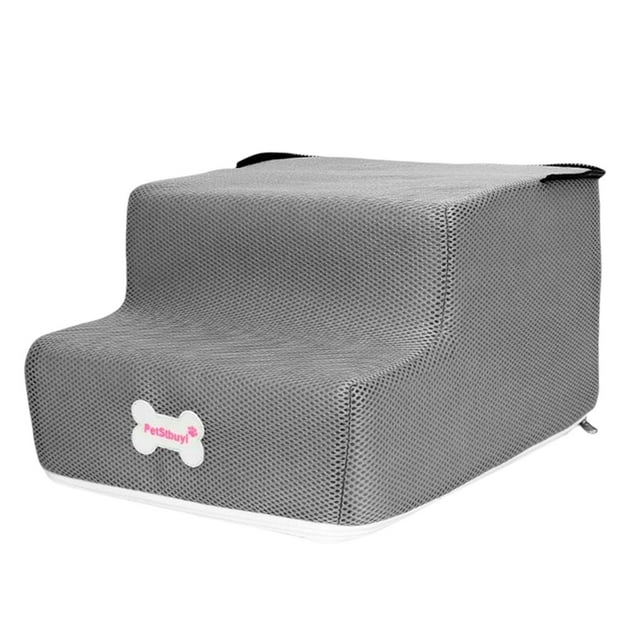 Breathable Pet Ramp Ladder Dogs Cats grey