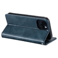 thumbnail image 4 of SaniMore for iPhone 13 PU Leather Case, Wallet Design with Card Slots Cash Pocket [Wrist Strap] Flip kickstand Full Body Protection Magnetic Closure Business TPU Shell for iPhone 13, Darkblue, 4 of 11