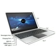 thumbnail image 6 of Gateway 14.1" Ultra Slim Notebook, FHD, Intel® Core™ i5-1135G7, Quad Core, Intel® Iris® Xe Graphics, 16GB RAM, 512GB SSD, Tuned by THX™, Fingerprint Scanner, 1MP Webcam, HDMI, Windows 10 Home, Silver, 6 of 15