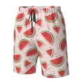thumbnail image 5 of Naloa Watermelon Men's Beach Shorts, Surfing shorts, Swim trunks, Quick Dry Swim Trunks for Surfing Beach Fun - Large, 5 of 9
