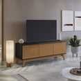 thumbnail image 1 of Mueble TV 55" Kappesberg 136cm con 3 Puertas Negro/Canela, 1 of 9