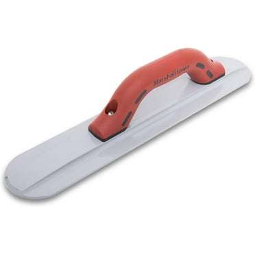 MARSHALLTOWN 143D, Round End Magnesium Hand Float, 16 x 3-1/8 inch Concrete Float With DuraSoft Handle