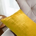 thumbnail image 2 of Home Soft Things Textured Velvet 2 Piece Pillow Shell Set - Sulphur - 14" x 26", 2 of 5