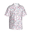 thumbnail image 2 of Fotbe Rabbit Eating Hawaiian Shirt for Men Unisex Summer Beach Casual Short Sleeve Cotton Linen Button Down Shirts-3X-Large, 2 of 9