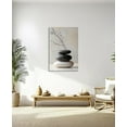 thumbnail image 4 of Zen Canvas Wall Art Spa Stones Picture Wall Decor Framed Meditation & Calm Painting Minimalist Prints Spiritual Room Living Room Bathroom Ready to Hang, 4 of 5