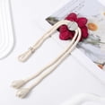 thumbnail image 6 of ABCISI Curtain Ties, Lotus Flower Curtain tiebacks holdbacks Holder for Curtain Decoration in Summer for Bedroom Decorations (RED), 6 of 15