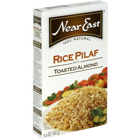 Near East Toasted Almond Rice Pilaf Mix, 6.6 oz (Pack of