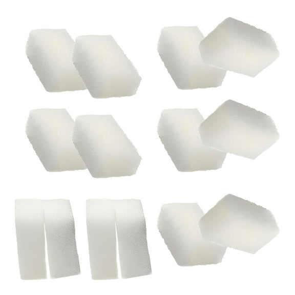 Genligt Replacement Aquarium Bio Sponge Foam Filter Pads Suitable for Aqua Clear 30 150 Canister Filters, 14 Pack