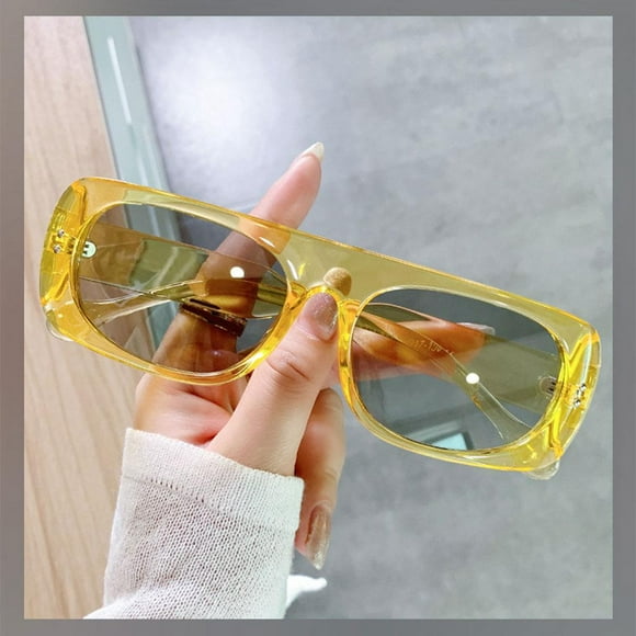Gafas de sol polarizadas Yinane Retro Antideslumbrantes Amarillo