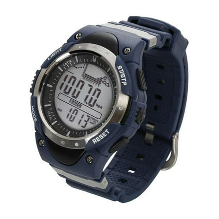 - FR716A 3ATM Waterproof Fishing Barometer Watch, Blue